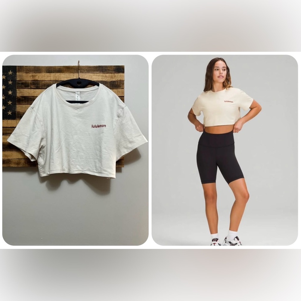Lululemon LA All Yours Boxy Crop T-Shirt